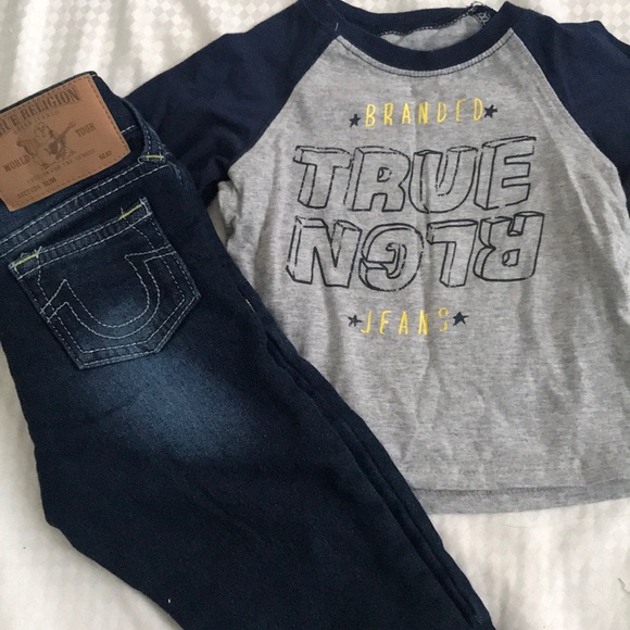 True Religion Other - True Religion Long Sleeve Outfit Size 12m